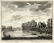 135626 Gezicht op de Vecht bij Loenen met rechts het huis Vijverhof.